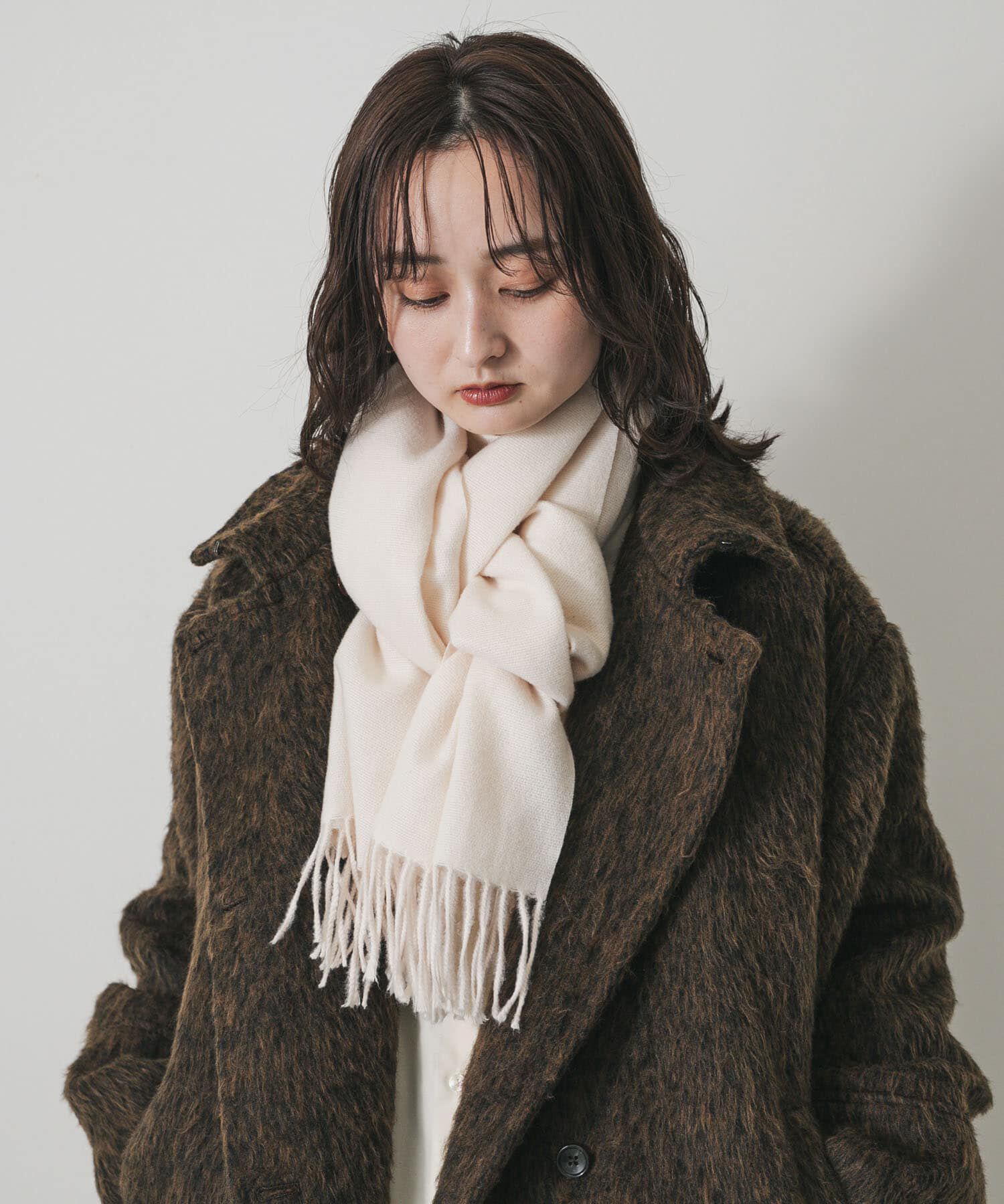 SENSE OF PLACE by URBAN RESEARCH「フリンジストール」|マフラー|