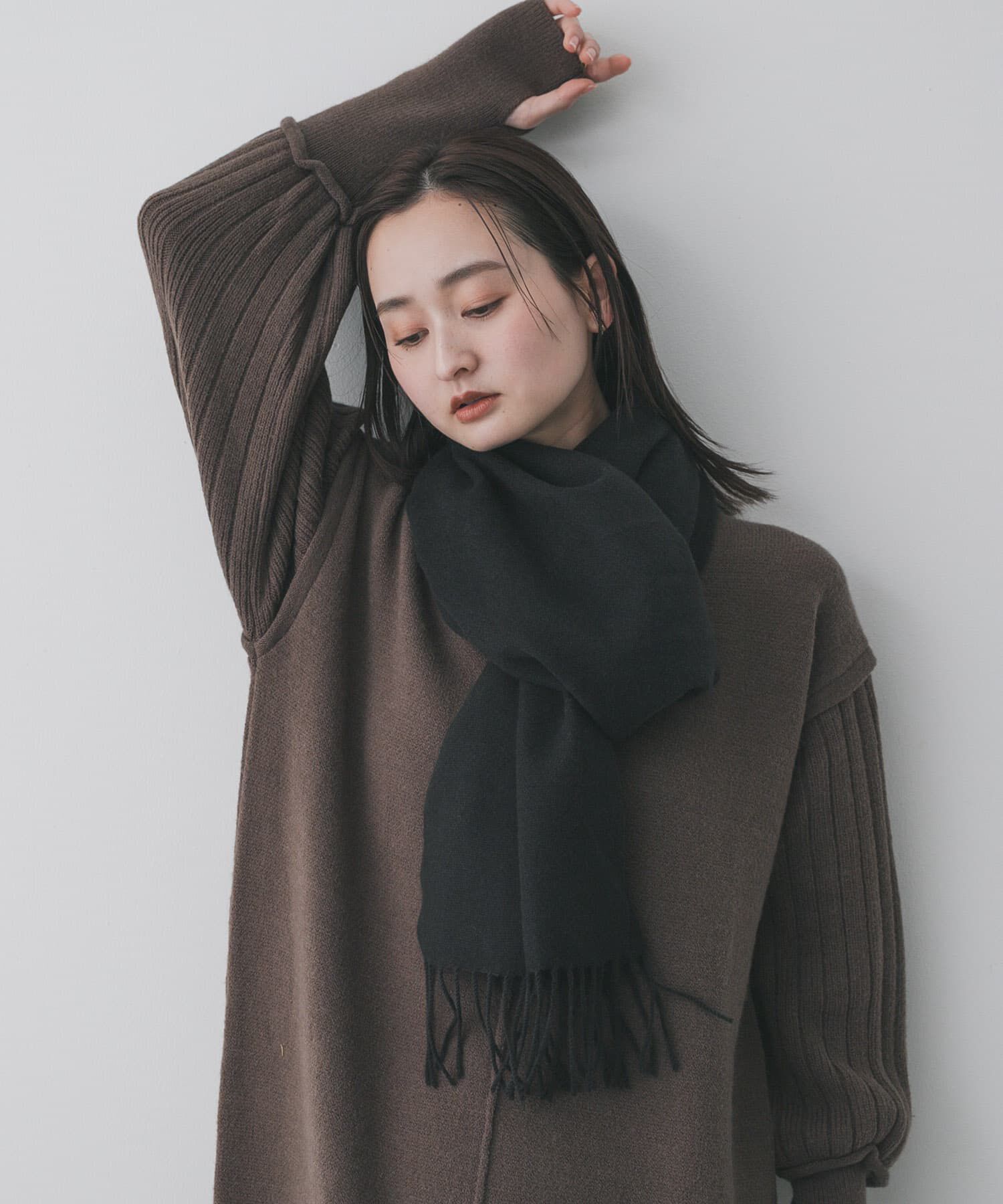 SENSE OF PLACE by URBAN RESEARCH「フリンジストール」|マフラー|