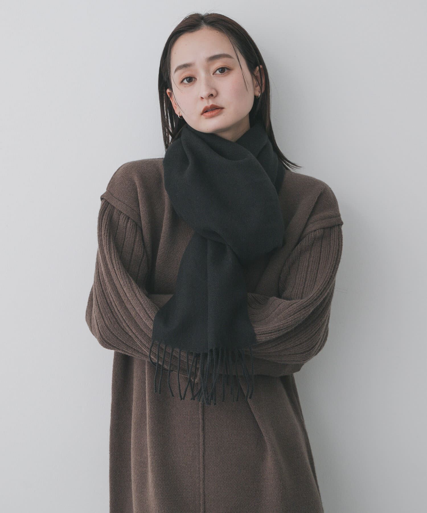 SENSE OF PLACE by URBAN RESEARCH「フリンジストール」|マフラー|