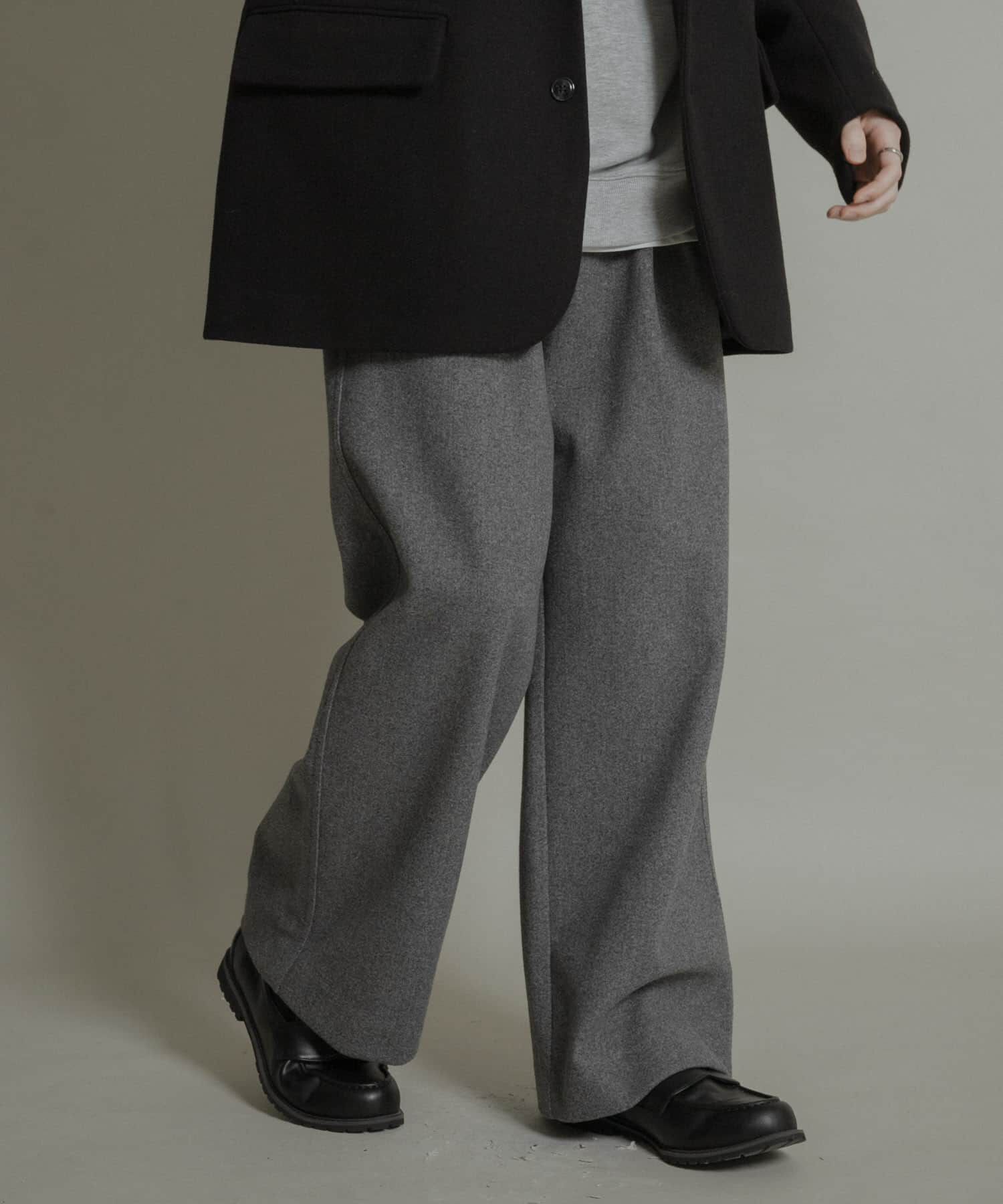 SENSE OF PLACE by URBAN RESEARCH「ジャージメルトンタックワイドパンツ」|その他|