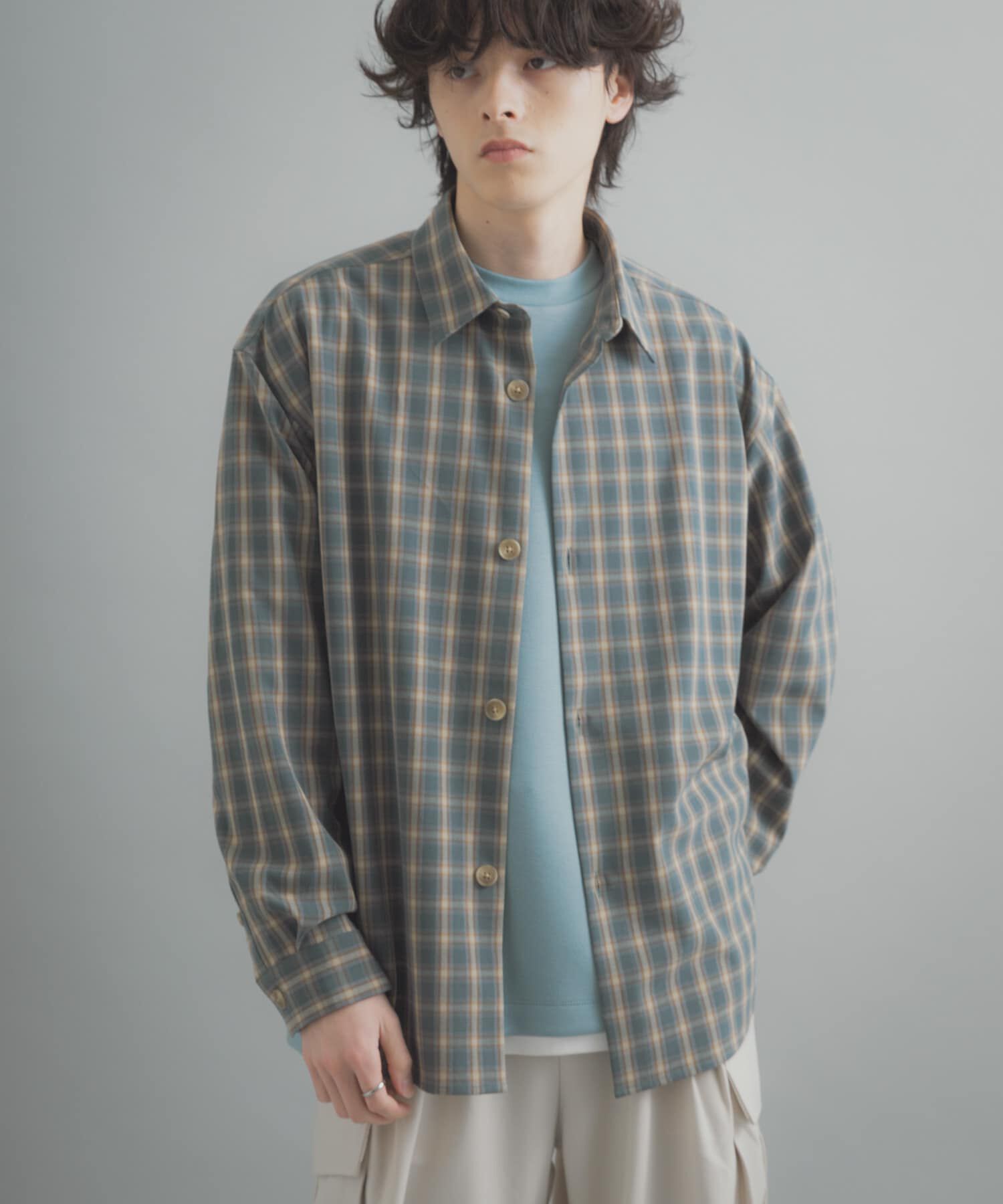 SENSE OF PLACE by URBAN RESEARCH「『ユニセックス』『イージーケア』カラールーズシャツ」|シャツ・ブラウス|