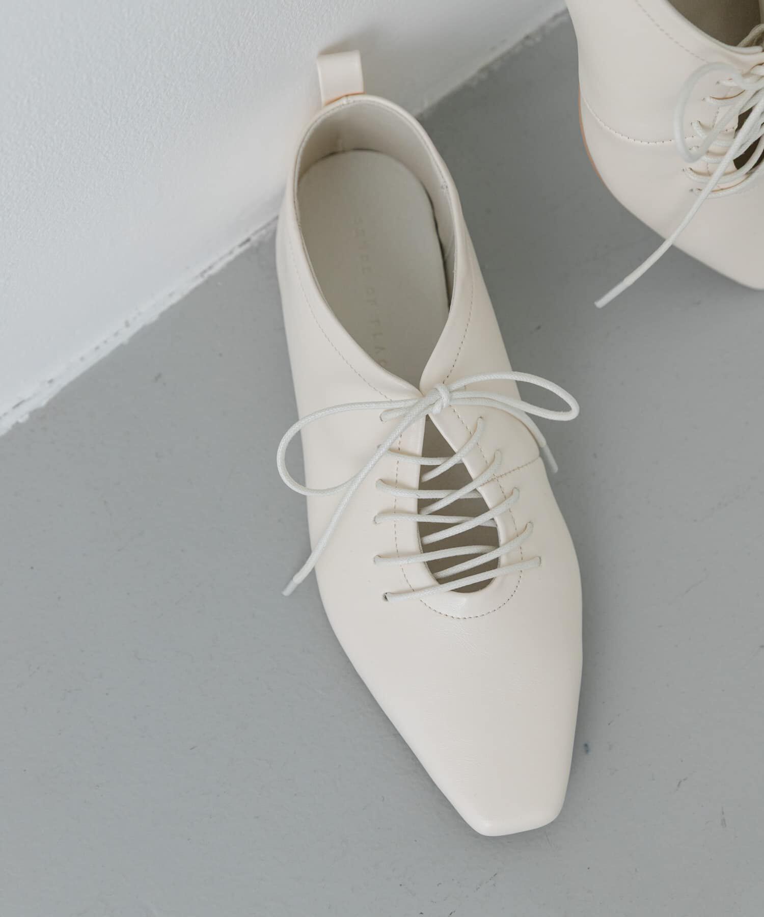 SENSE OF PLACE by URBAN RESEARCH「『抗菌』ギャザーレースアップシューズ」|その他|