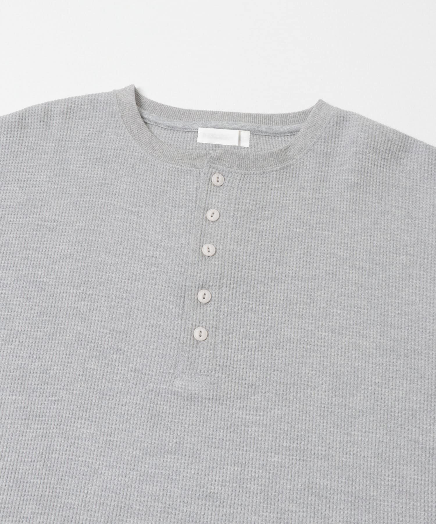 SENSE OF PLACE by URBAN RESEARCH「ワッフルヘンリーネックロングTシャツ」|Tシャツ・カットソー|