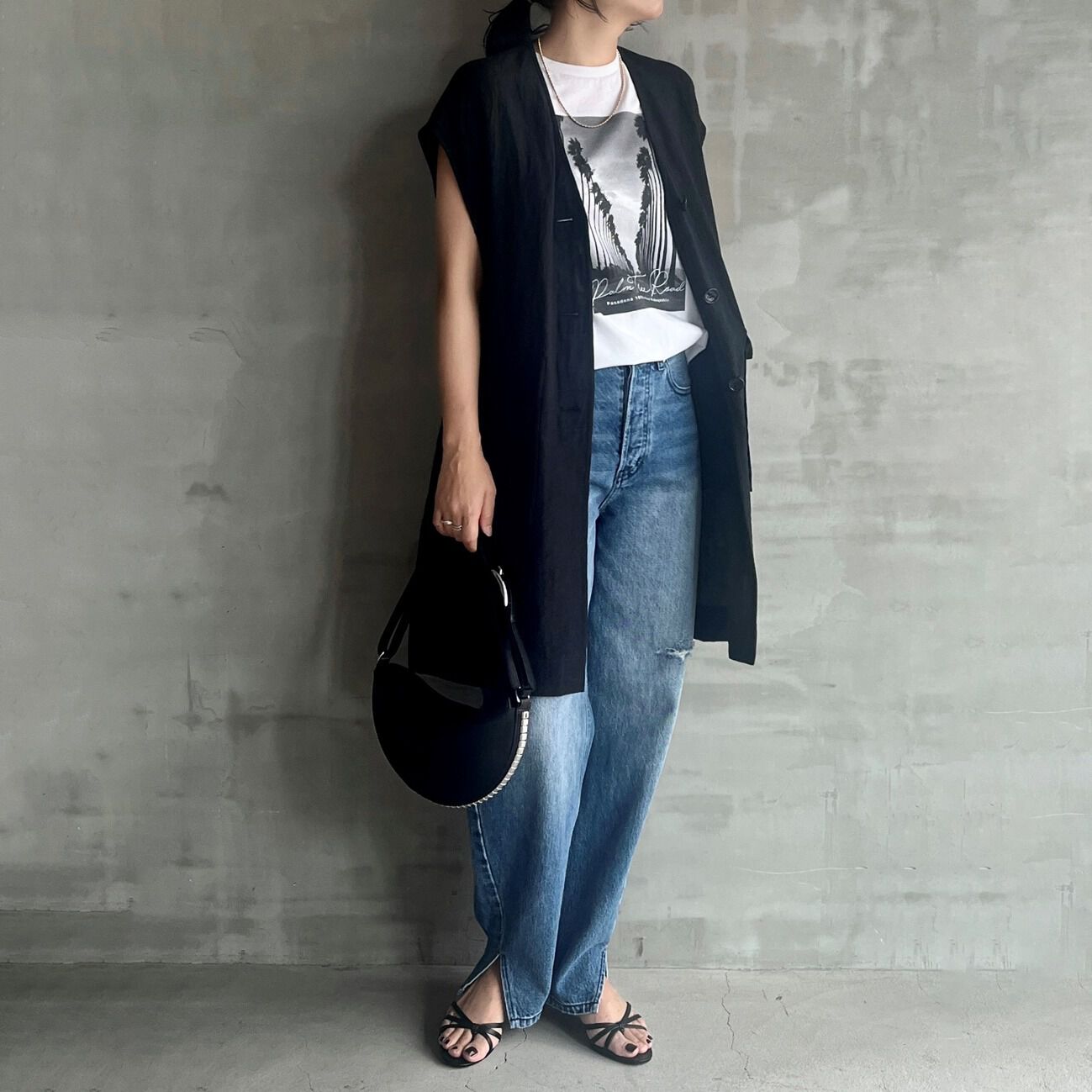  「woadblue SLIT TAPERED」|チノ|