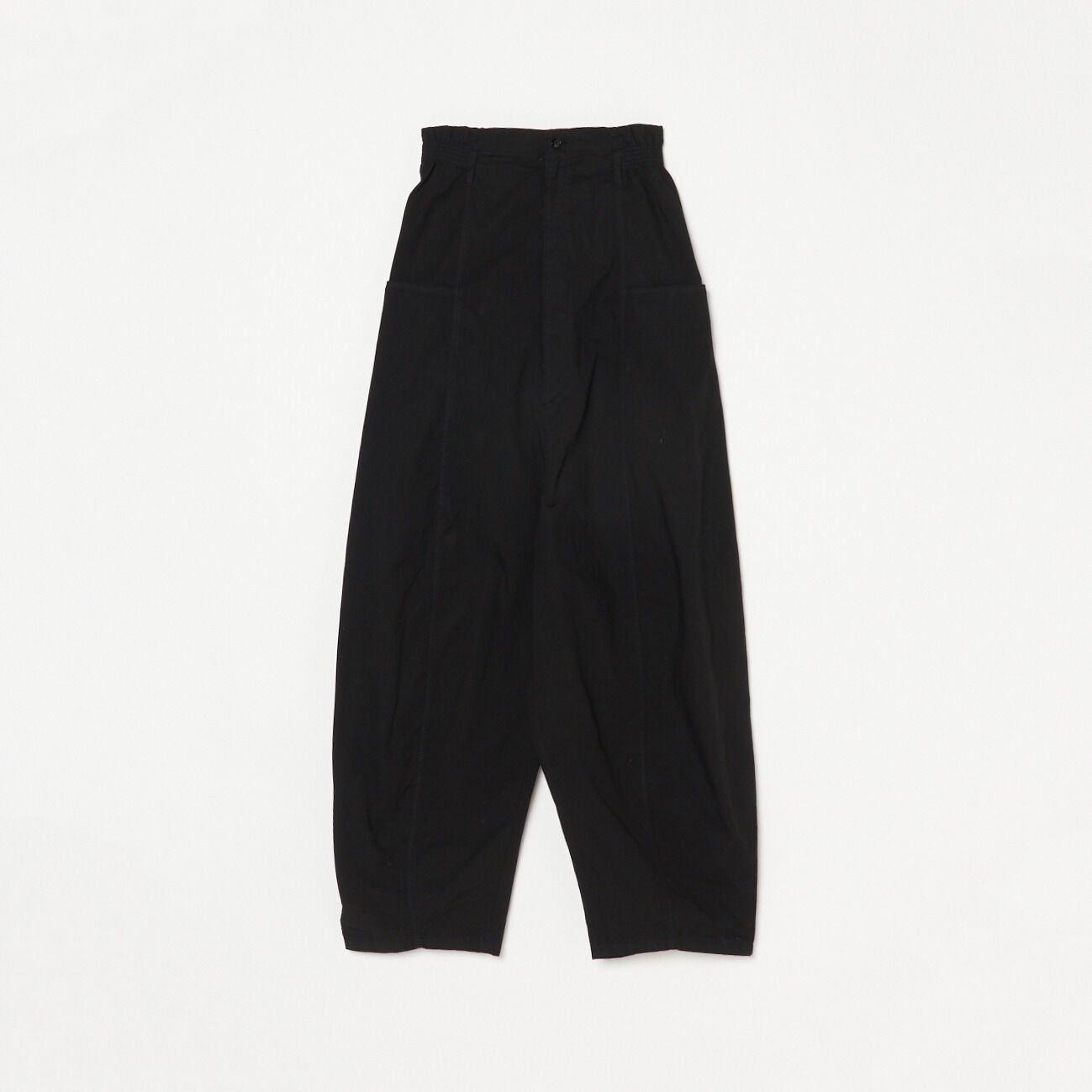  「CELLAR DOOR ANA HIGH WAIST WIDE PT」|チノ|ブラック