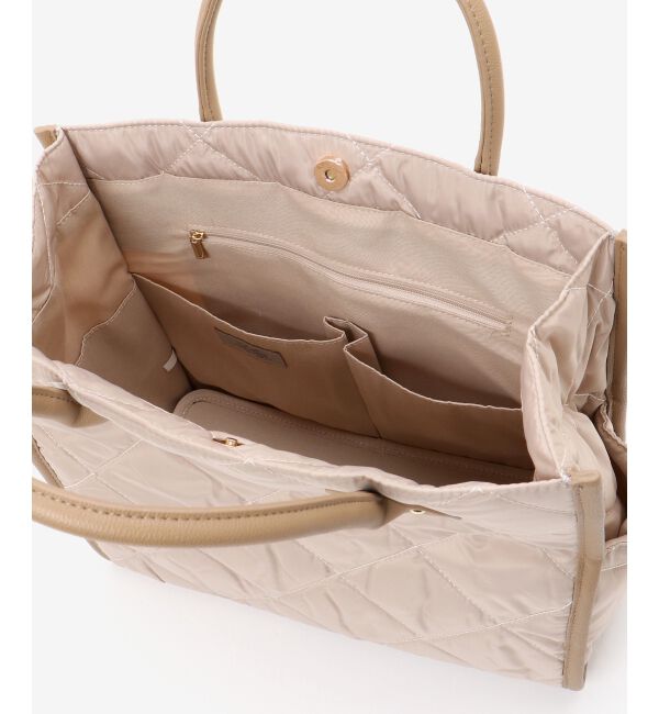 le.coeur blanc「キルティングスクエアトート」|トートバッグ|