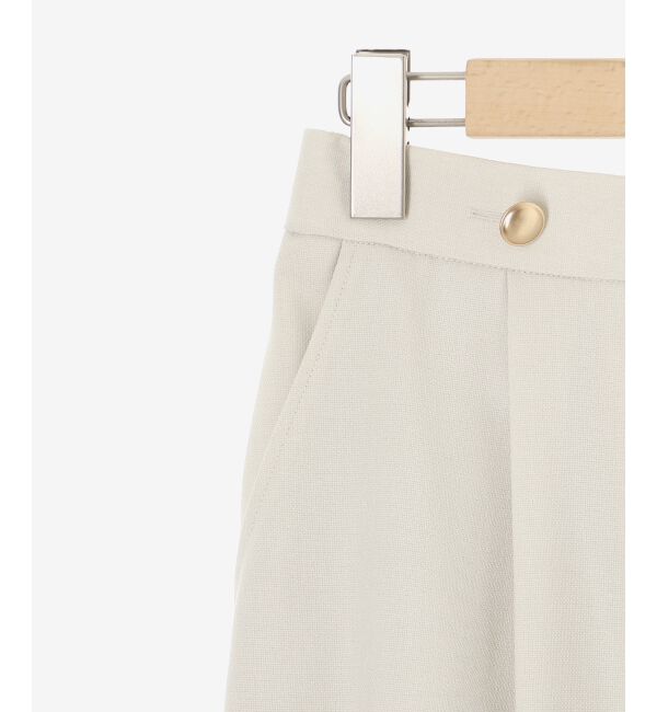 le.coeur blanc「リネンライクワイドクロップドパンツ」|その他|