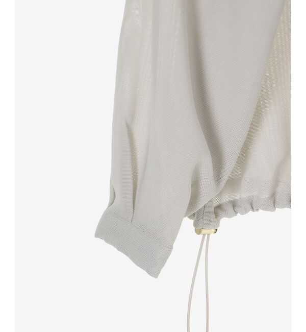 le.coeur blanc「《手洗い可能》フロントポケットメッシュブルゾン」|ブルゾン・スタジャン|