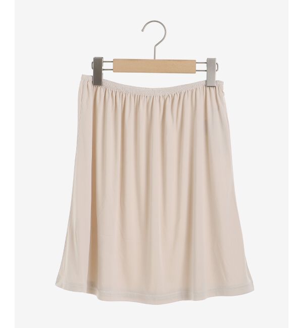MAJESTICLEGON「ペチミニスカート」|インナー|ベージュ
