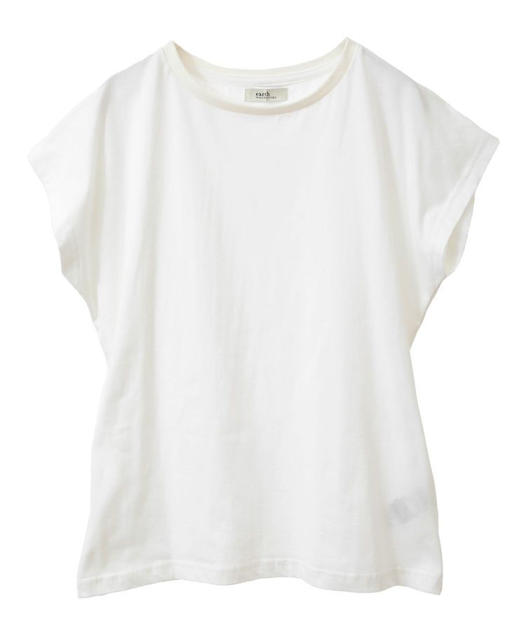 earth music&ecology「SET2点レースキャミ+フレンチTee」|Tシャツ・カットソー|