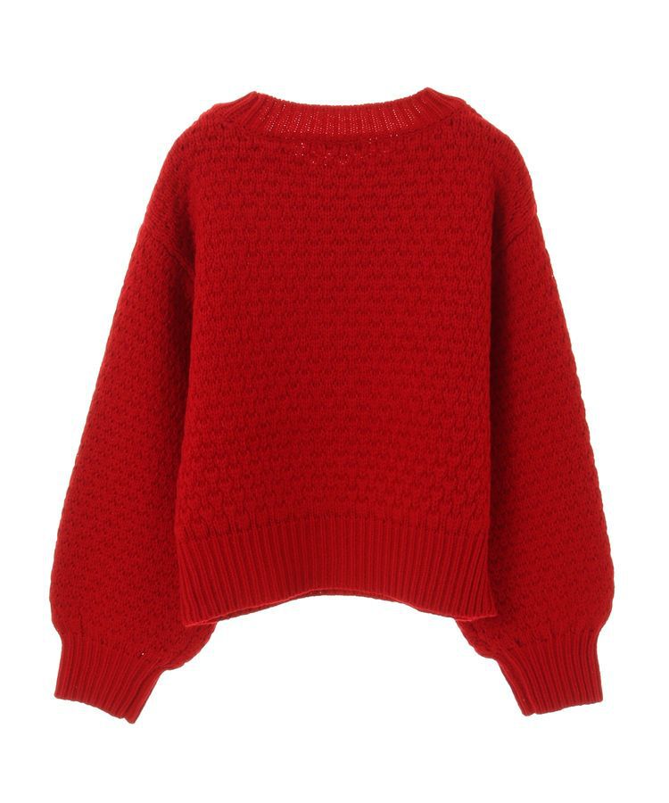 earth music&ecology「ポコポコジャガードニットプルオーバー」|ニット・セーター|