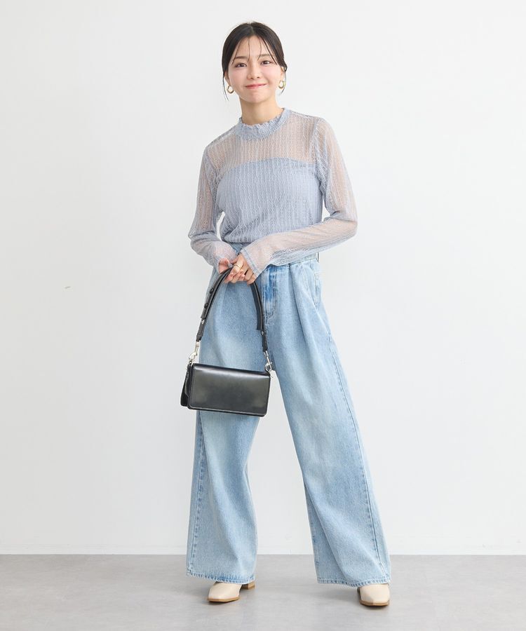 earth music&ecology「レースドッキングプルオーバー」|Tシャツ・カットソー|