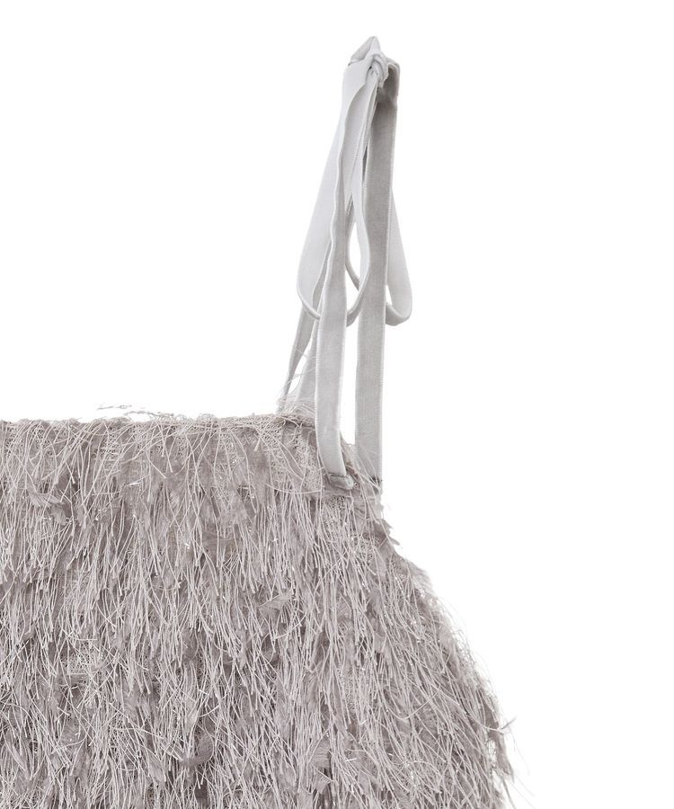 earth music&ecology「ラメミックスフェザービスチェ」|ベスト・ジレ|