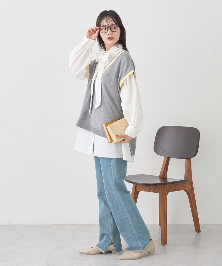 earth music&ecology「2wayボウタイブラウス」|シャツ・ブラウス|