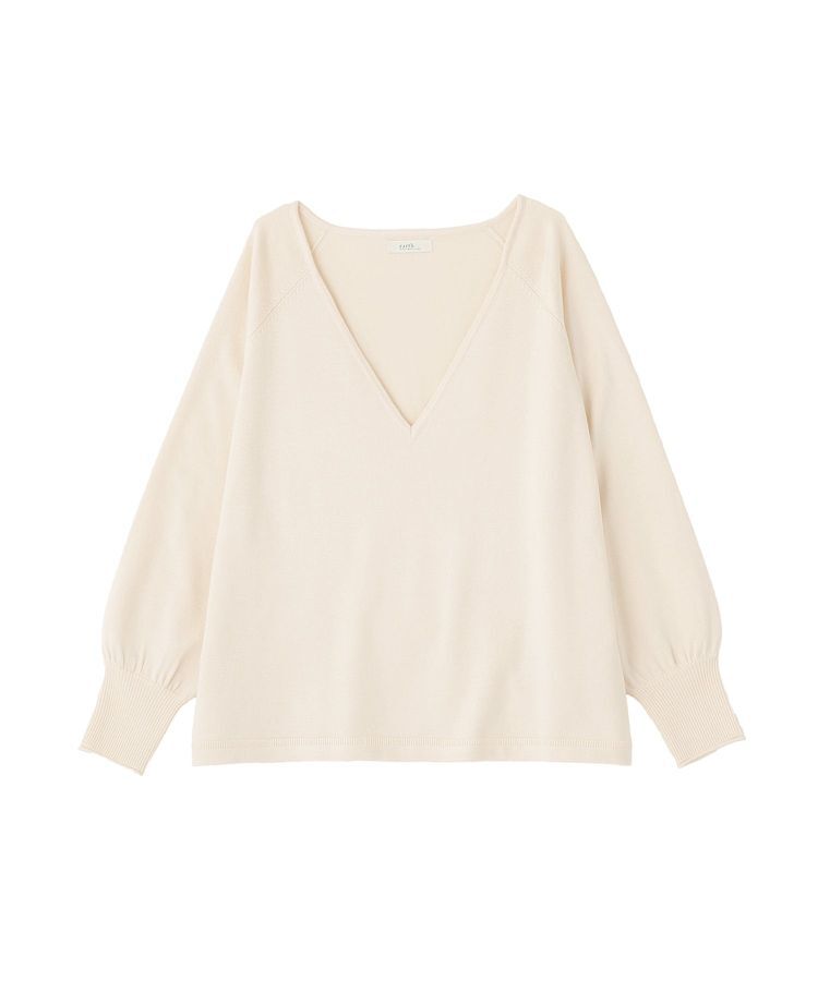 earth music&ecology「ディープVネックプルオーバー」|ニット・セーター|