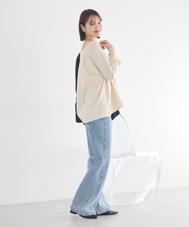 earth music&ecology「ディープVネックプルオーバー」|ニット・セーター|