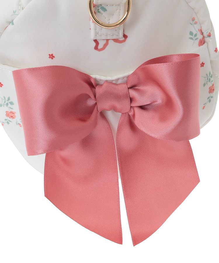 Maison de FLEUR「フラワーリボンプリント2Wayボストンバッグ」|トートバッグ|