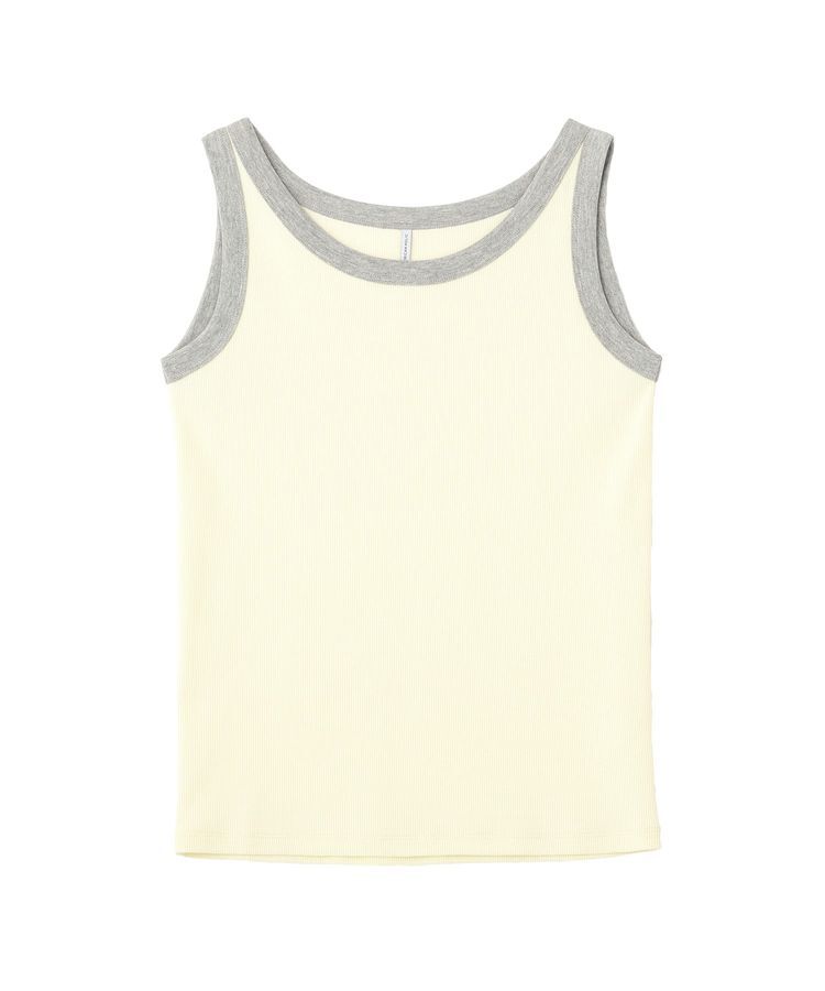AMERICAN HOLIC「【抗菌防臭】バイカラーテレコタンクトップ」|キャミソール|
