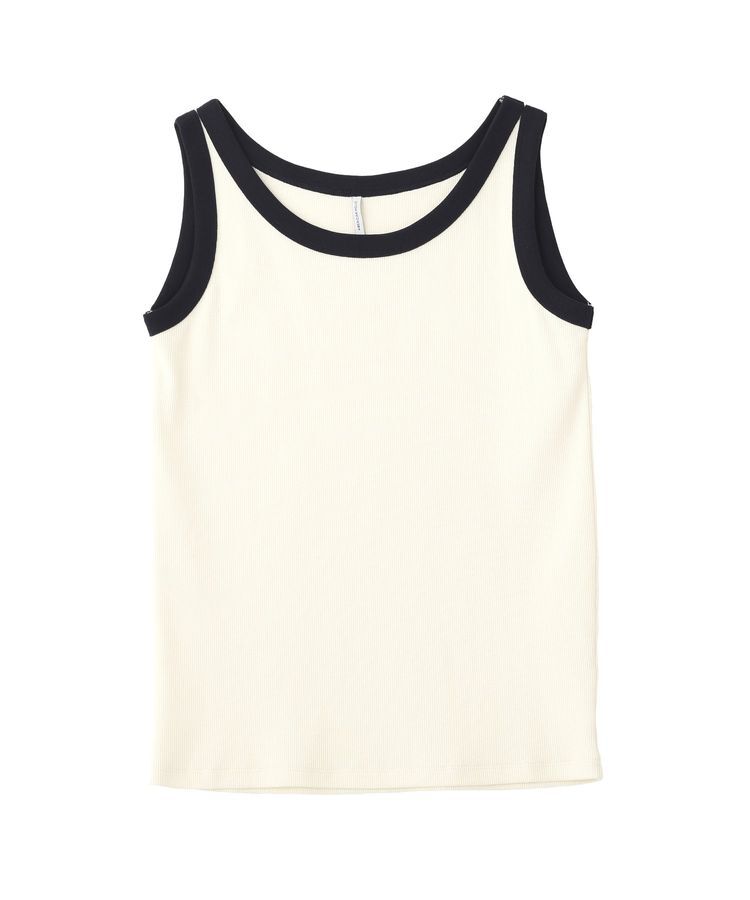 AMERICAN HOLIC「【抗菌防臭】バイカラーテレコタンクトップ」|キャミソール|