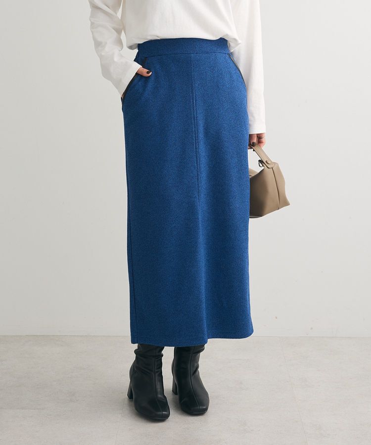 Green Parks「柄圧縮ポンチIラインスカート」|スカート|