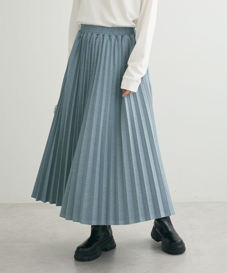 Green Parks「・Petit Fleur ラメプリーツスカート」|スカート|