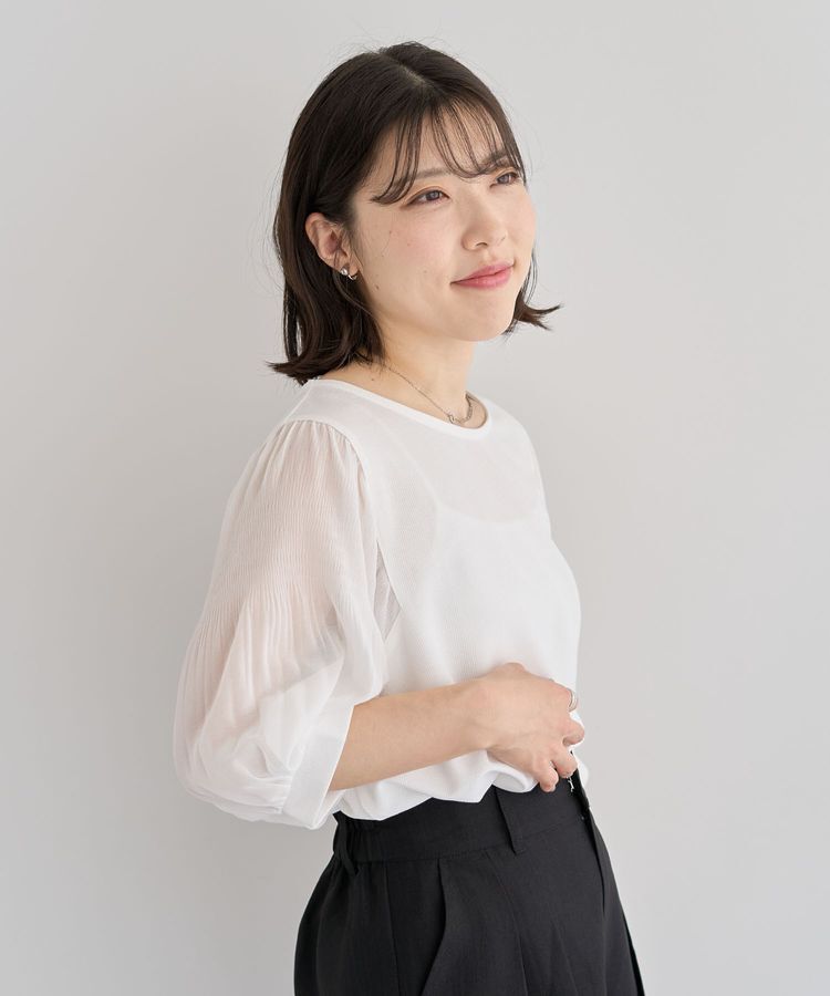 Green Parks「マジョリカスリーブプルオーバー」|Tシャツ・カットソー|