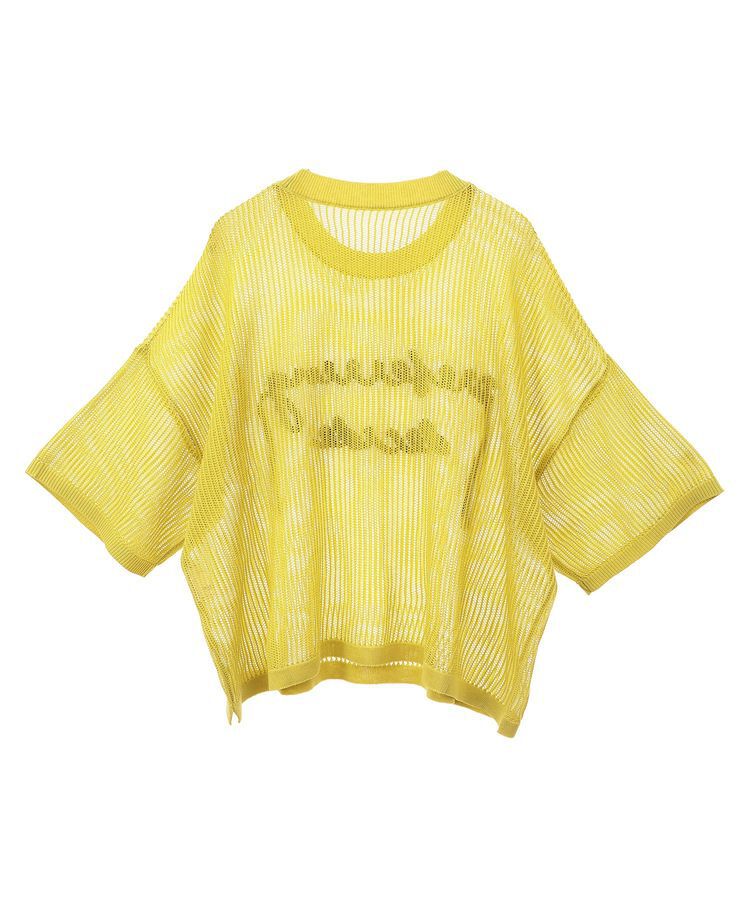 armonia「テープロゴ透かしニットプルオーバー」|Tシャツ・カットソー|