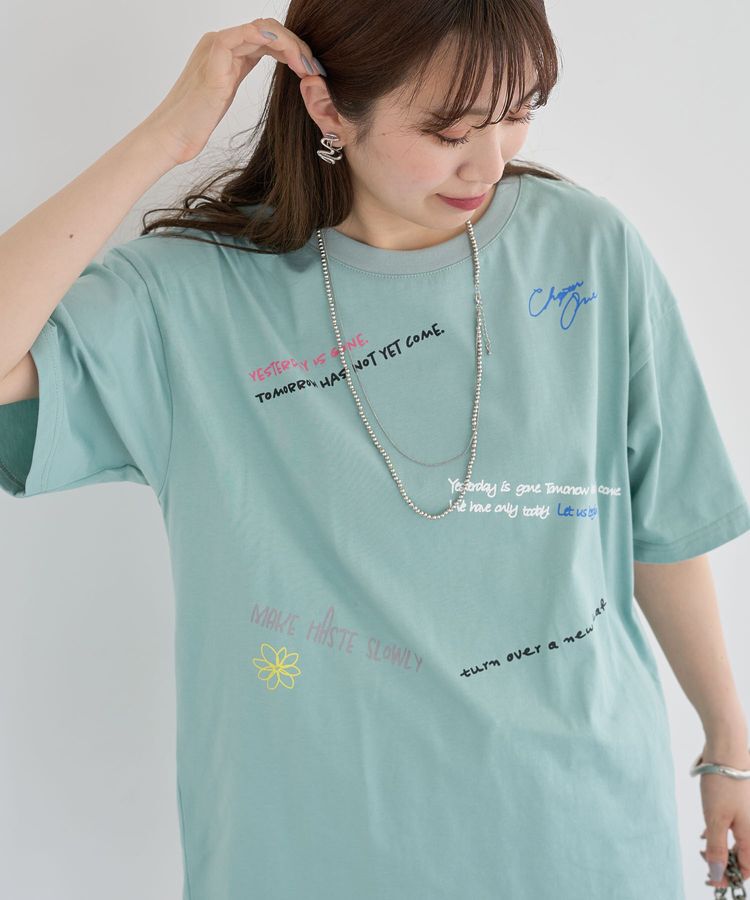 Green Parks「・ELENCARE DUE イロイロロゴptTEE」|Tシャツ・カットソー|