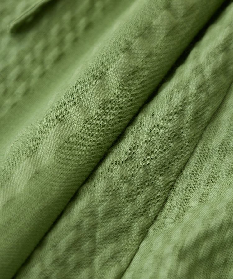 Green Parks「インド綿 シアーサッカーギャザースカート」|スカート|