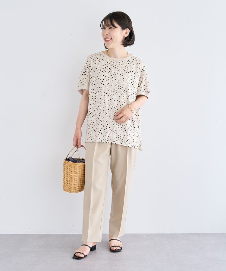 Green Parks「きれいシルエット麻調パンツ(テーパード)」|その他|