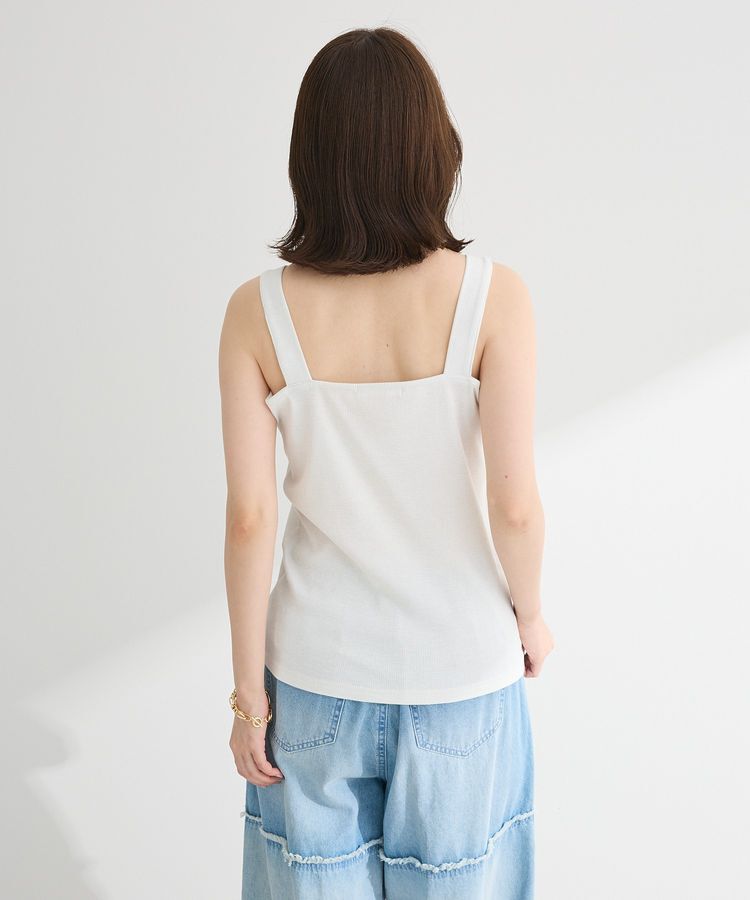 Green Parks「スクエアラメタンクトップ」|インナー|