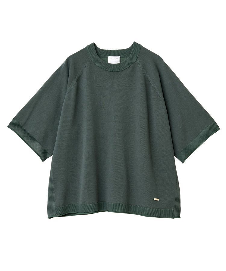 Green Parks「トレーナー風ニットプルオーバー」|ニット・セーター|