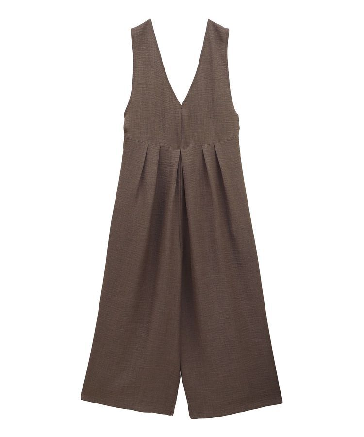 armonia「接触冷感麻調ゆったりサロペット」|オールインワン|