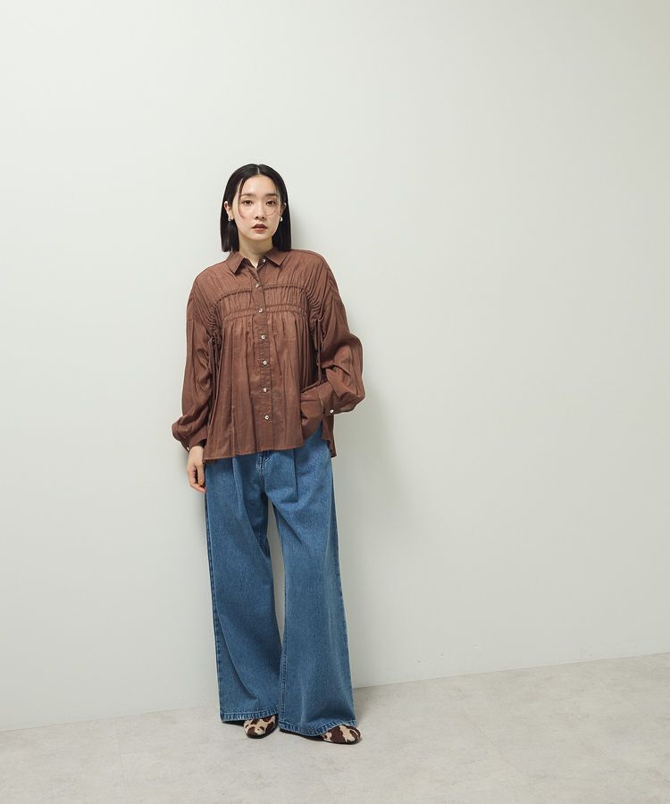 Green Parks「・ELENCARE DUE シアーシャーリングシャツ」|シャツ・ブラウス|