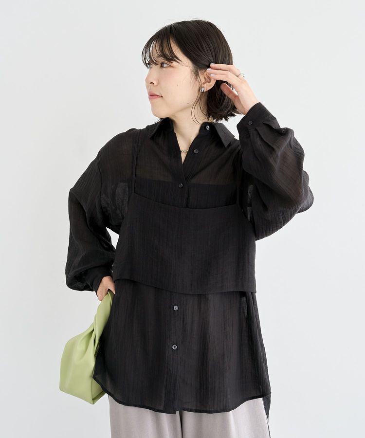 armonia「SET2点シアーシャツ+ビスチェ」|シャツ・ブラウス|