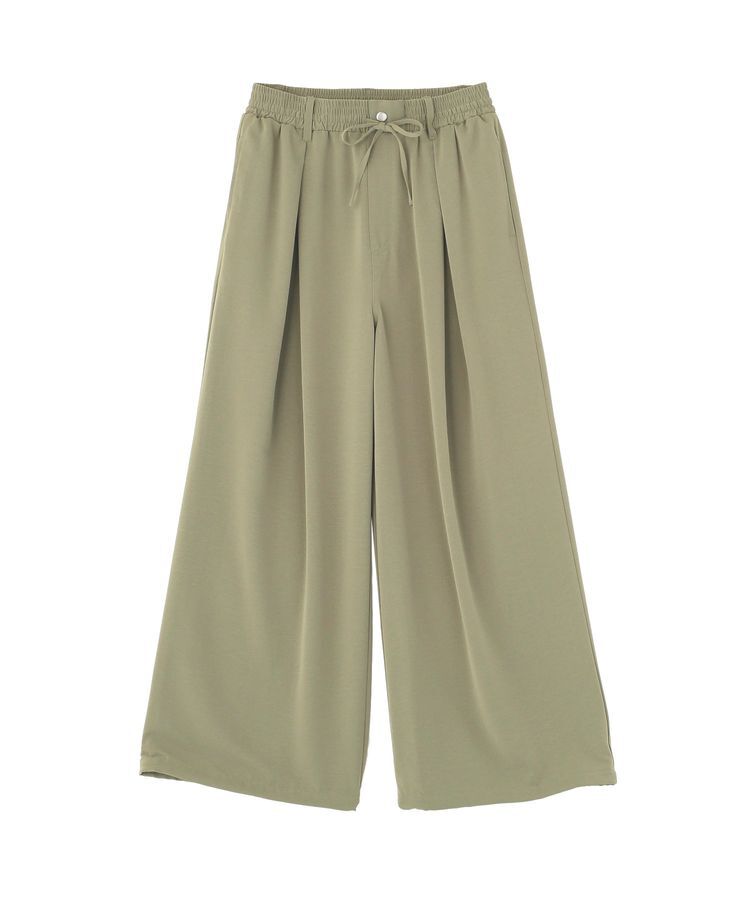 Green Parks「サテンコクーンパンツ」|その他|Khaki