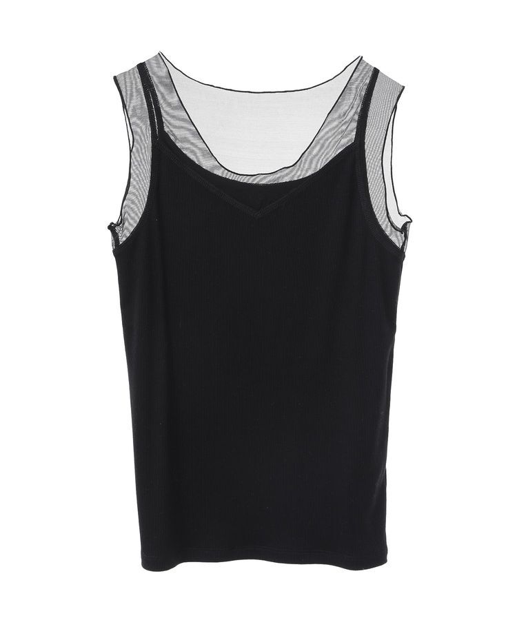 YECCA VECCA「チュールMIXリブインナー」|インナー|