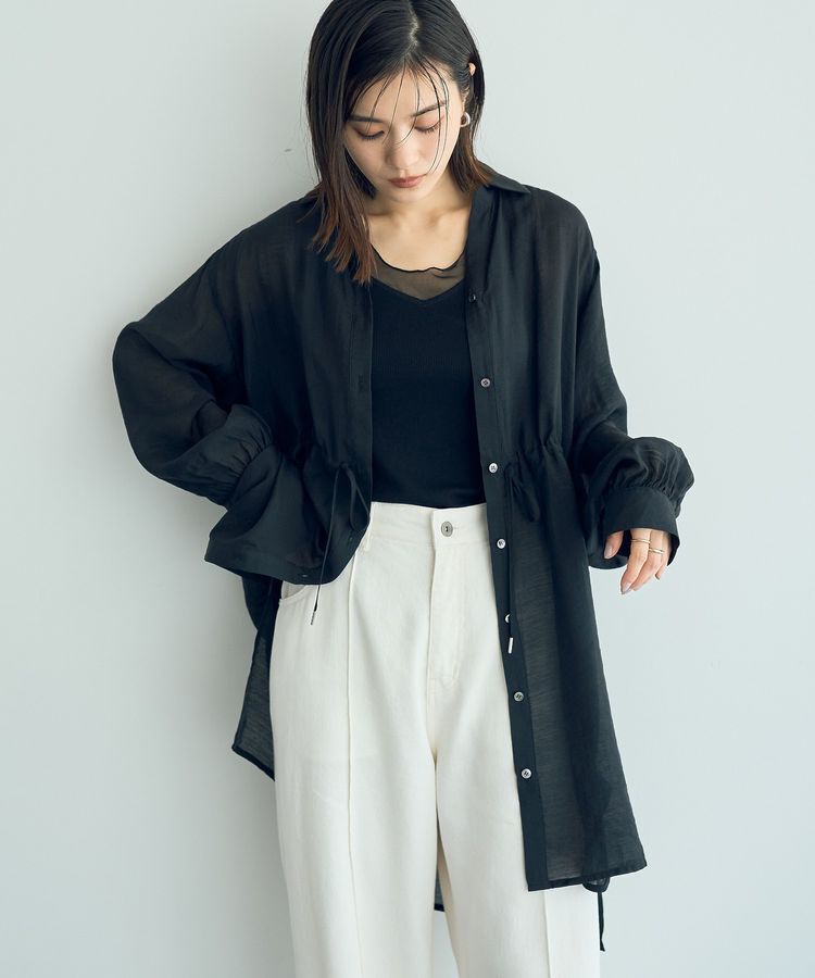 YECCA VECCA「チュールMIXリブインナー」|インナー|