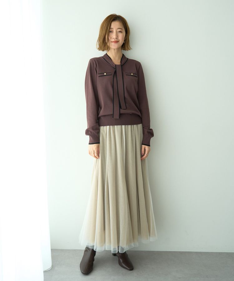 YECCA VECCA「レイヤードチュールマーメイドスカート」|スカート|