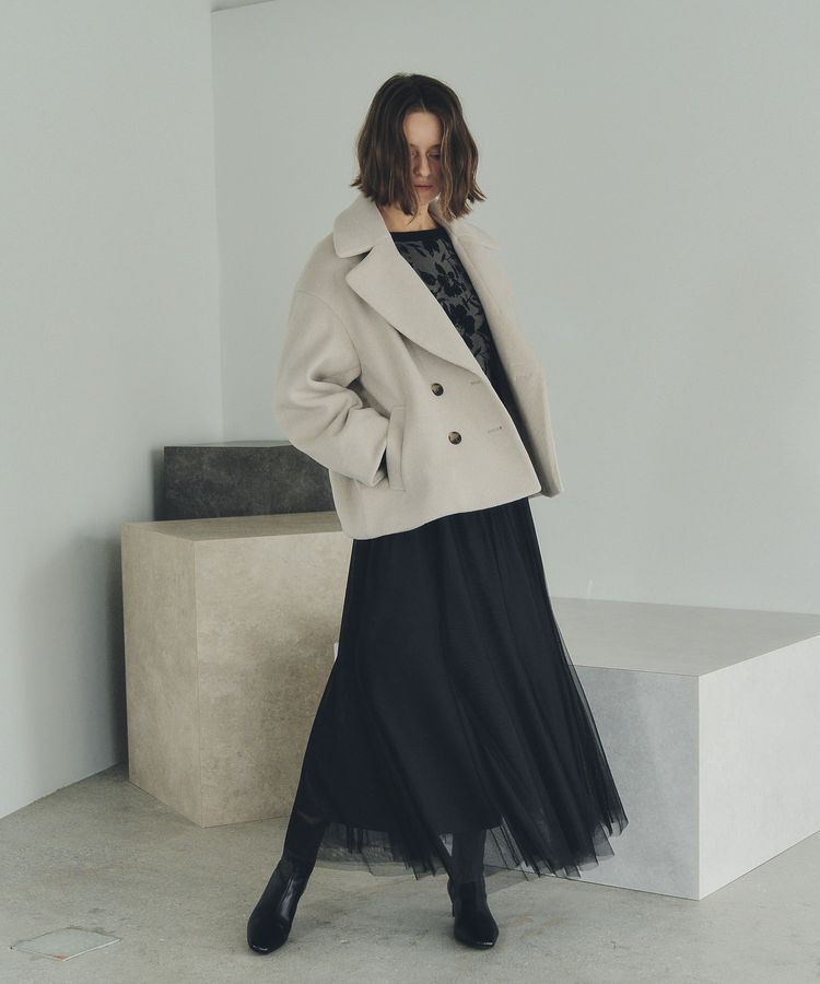 YECCA VECCA「レイヤードチュールマーメイドスカート」|スカート|