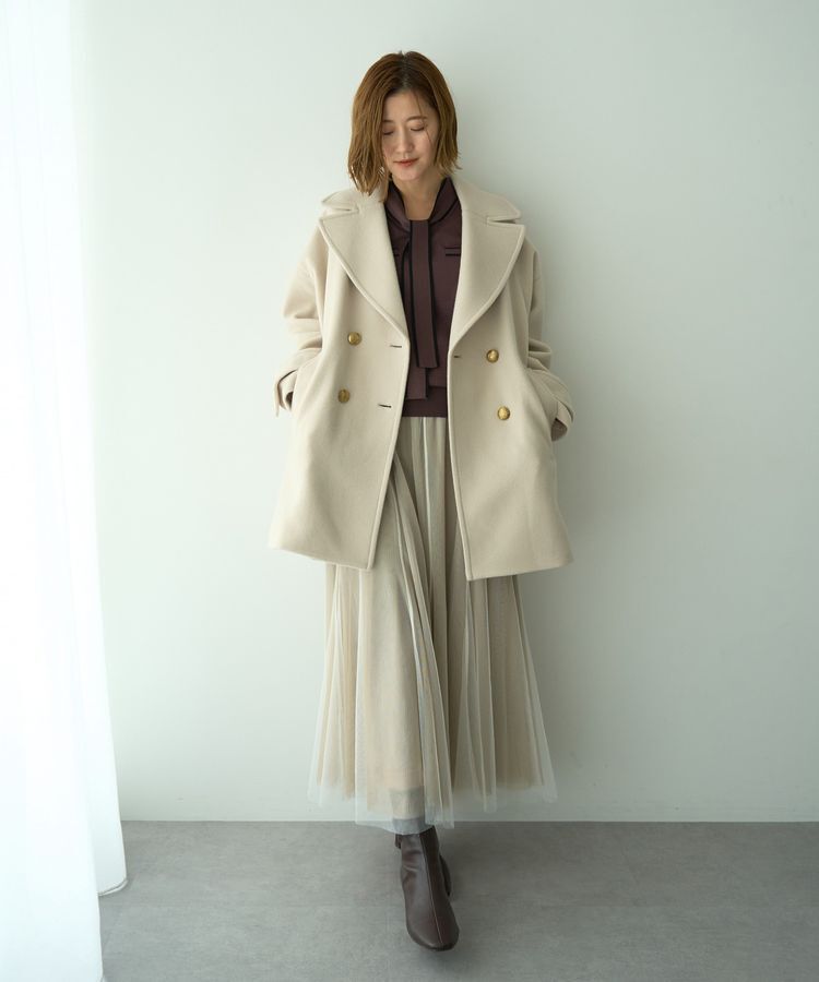 YECCA VECCA「レイヤードチュールマーメイドスカート」|スカート|