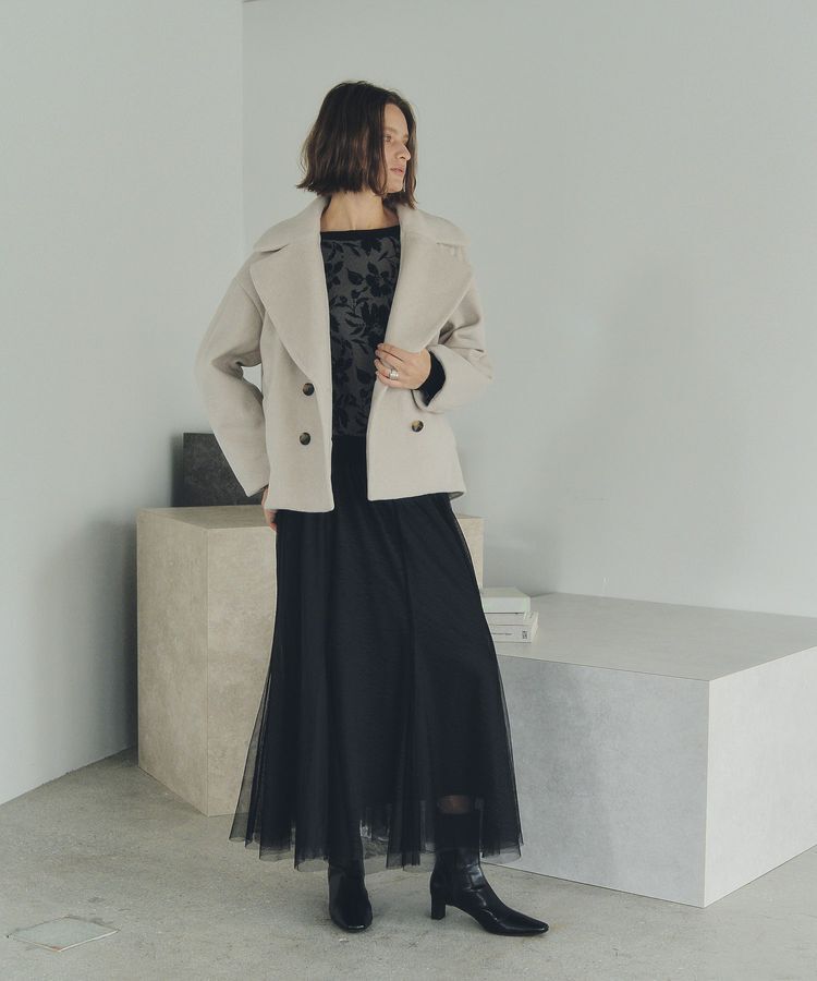 YECCA VECCA「レイヤードチュールマーメイドスカート」|スカート|