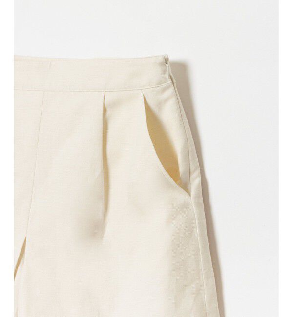 allureville「【セットアップ対応可能】リネンコンシャークスキンショートパンツ」|その他|