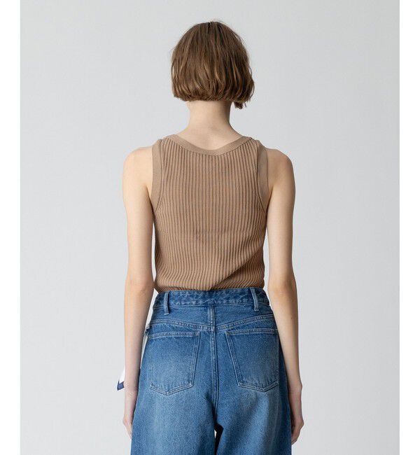 allureville「2WAY RIB TANK」|ニット・セーター|