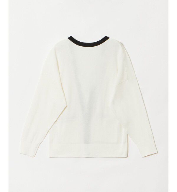 allureville「ハイツイストコットンV カーディガン」|カーディガン|