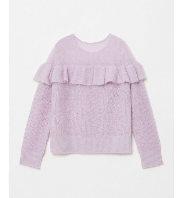 LOULOU WILLOUGHBY「【LOULOU WILLOUGHBY】モヘヤラッフルプルオーバー」|ニット・セーター|