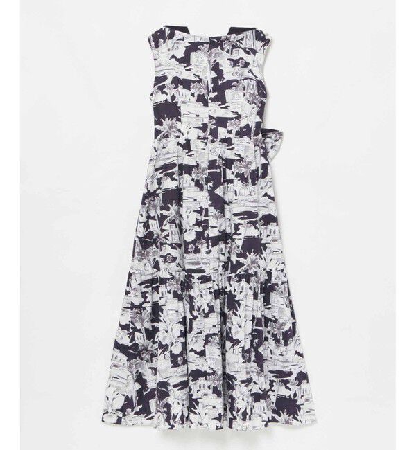 LOULOU WILLOUGHBY「【LOULOU WILLOUGHBY】サマーナイトプリント リボンワンピース」|ワンピース|