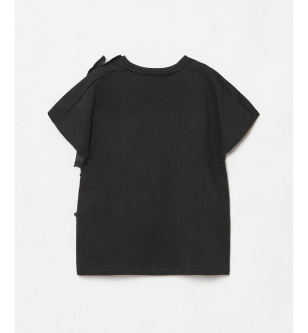 LOULOU WILLOUGHBY「【LOULOU WILLOUGHBY】ギャザーレイヤーＴシャツ」|Tシャツ・カットソー|