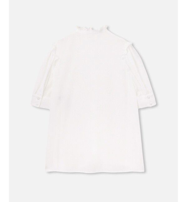 LOULOU WILLOUGHBY「【LOULOU WILLOUGHBY】アムンゼンプチフリルブラウス」|シャツ・ブラウス|