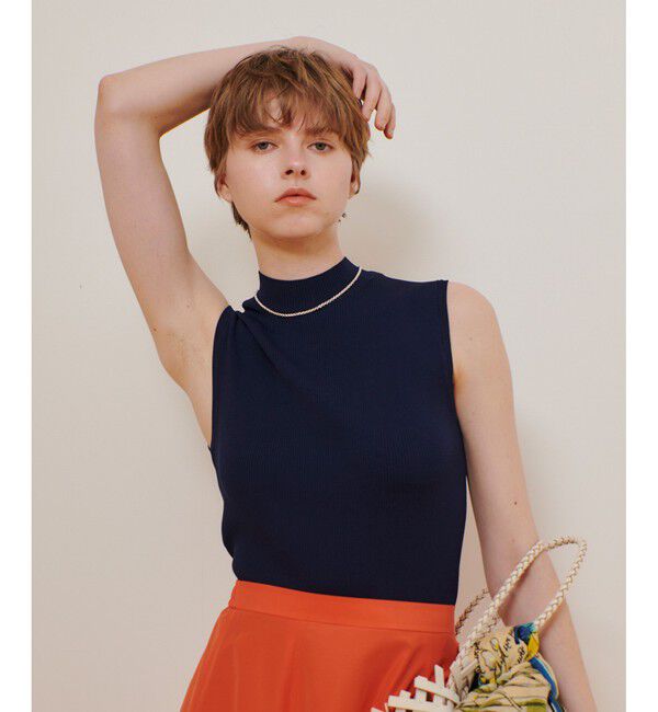 allureville「バック釦プルオーバー」|ニット・セーター|